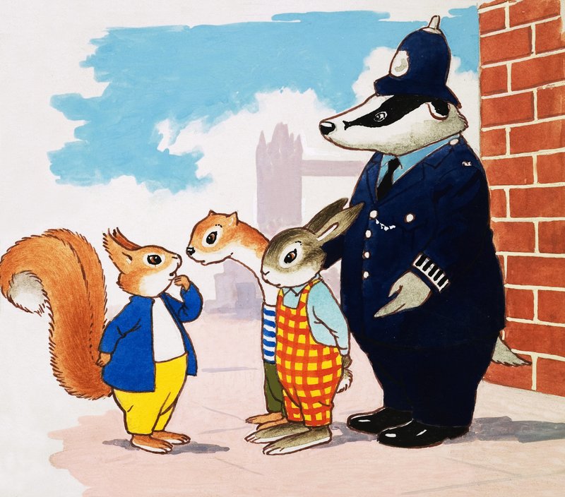 Tufty och polis av English School
