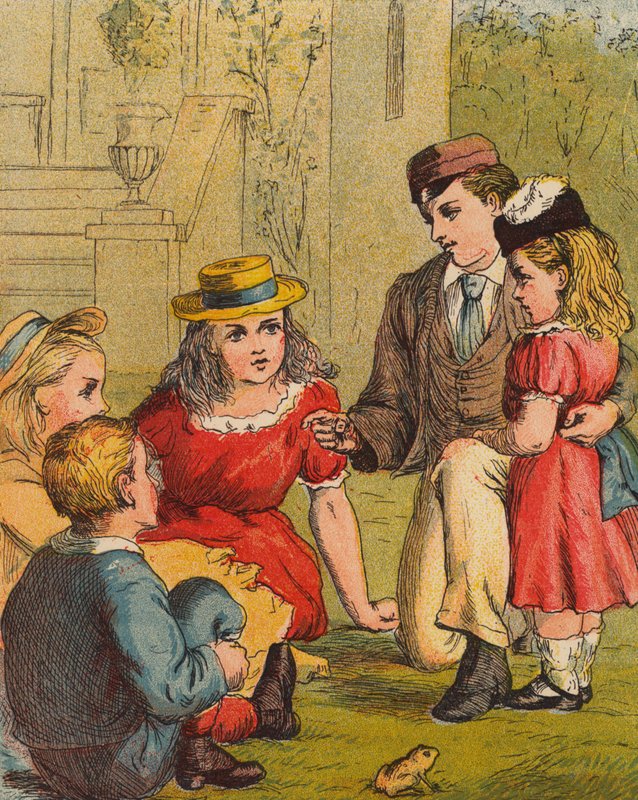 Farbror Charlie (färglitografi) av English School