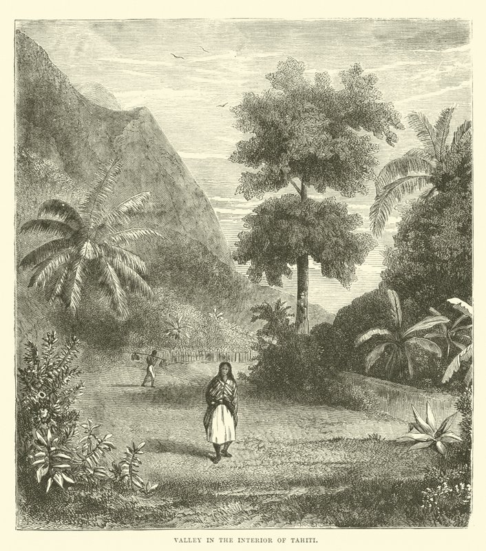 Dal i det inre av Tahiti av English School
