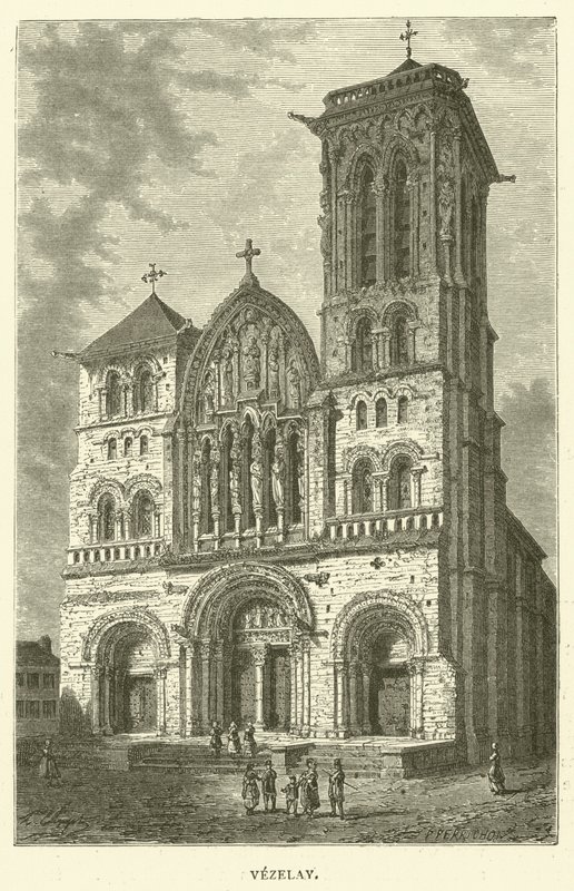 Vezelay (gravyr) av English School