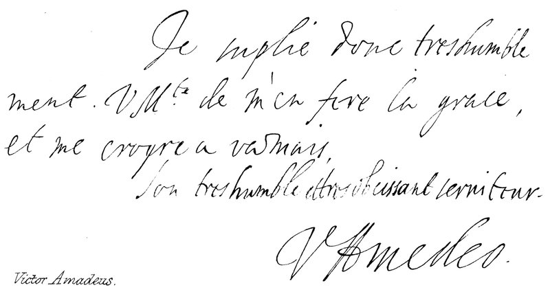 Victor Amadeus av English School