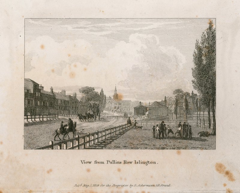 Utsikt från Pullins Row, Islington av English School