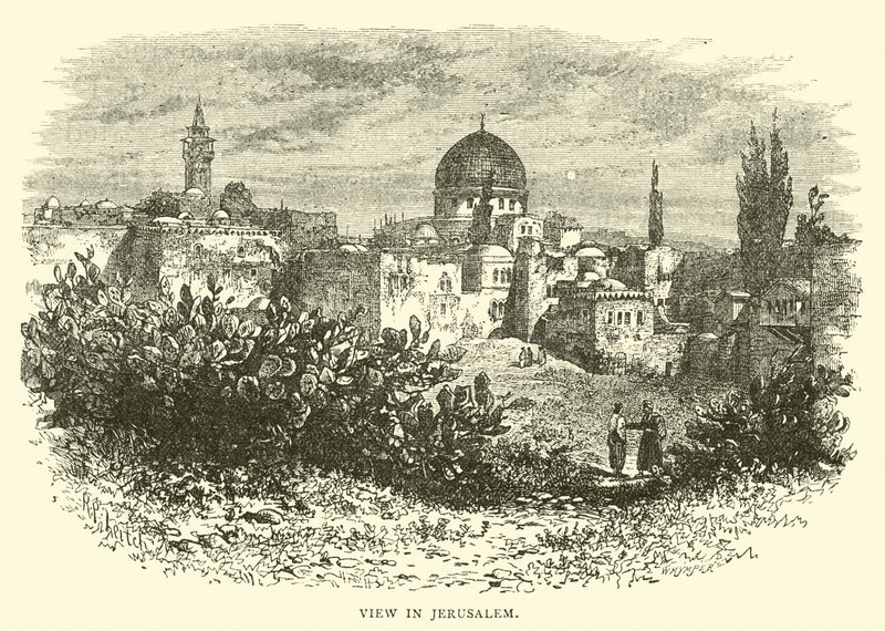 Utsikt i Jerusalem av English School