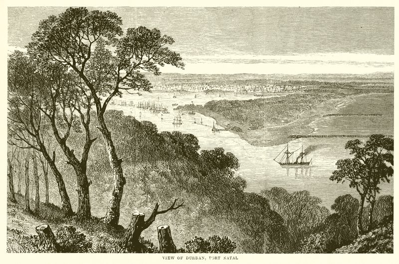 Vy över Durban, Port Natal av English School
