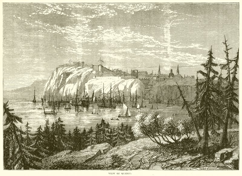 Utsikt över Quebec av English School