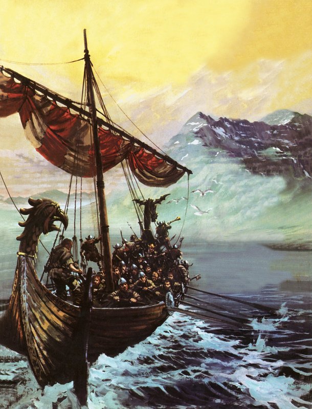 Vikingaskepp av English School