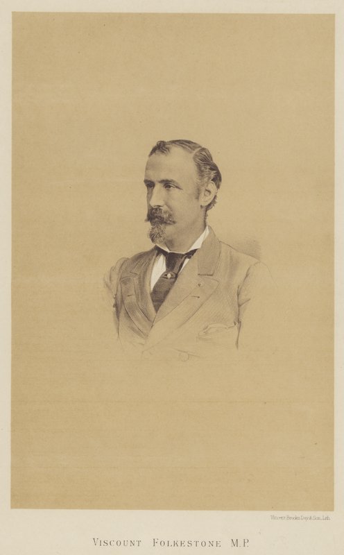 Viscount Folkestone, MP (litho) av English School
