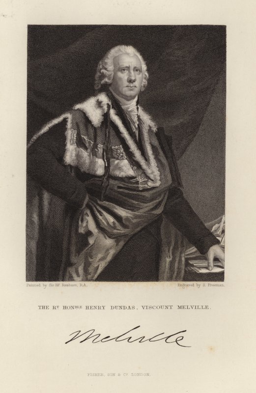 Viscount Melville av English School