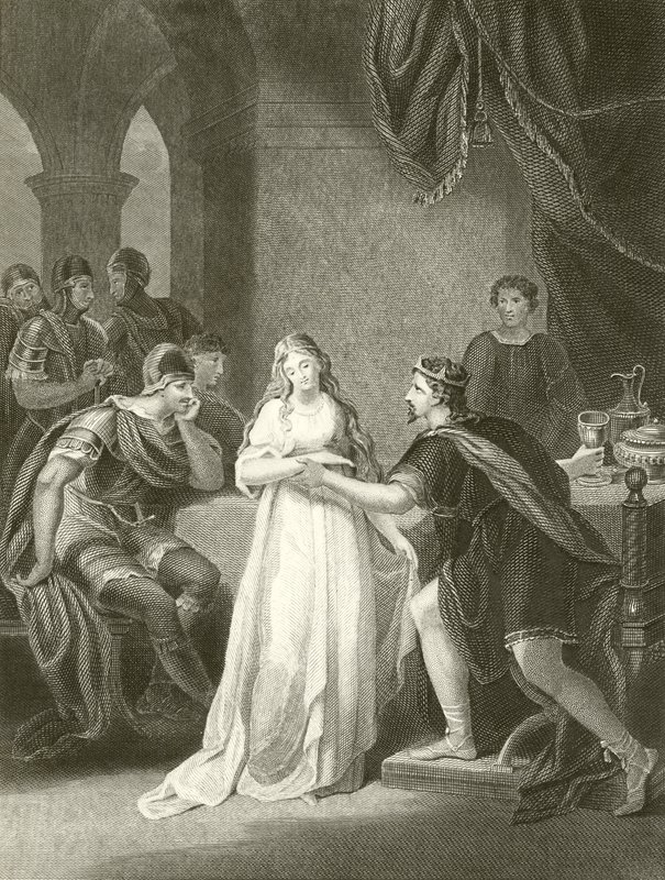 Vortigern och Rowena av English School