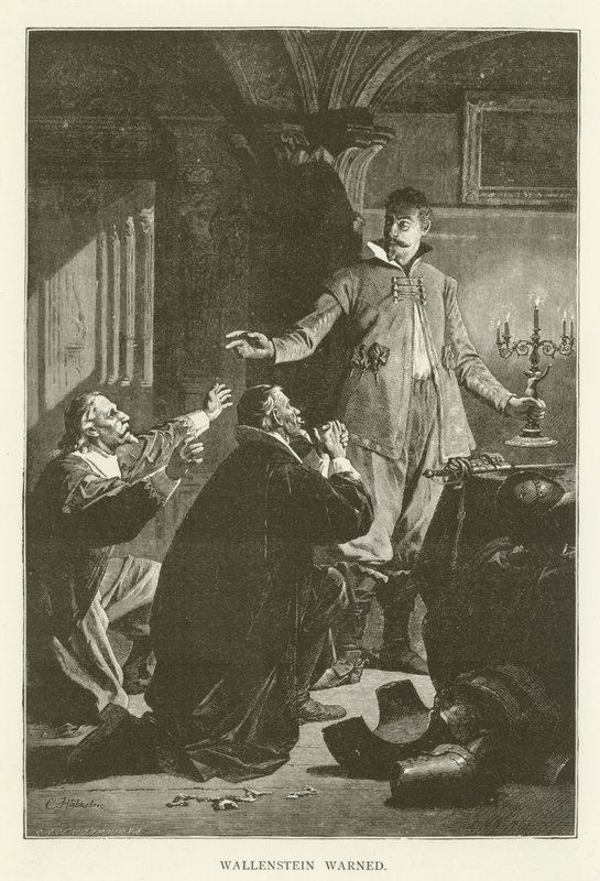 Wallenstein varnade av English School