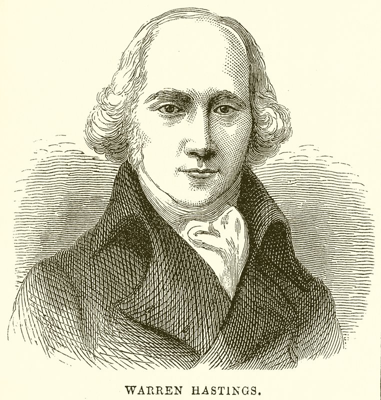 Warren Hastings av English School