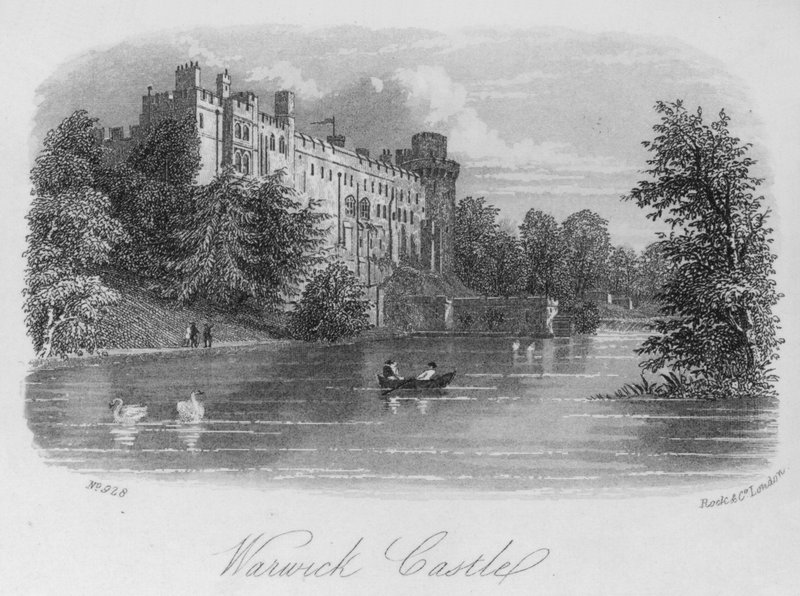 Warwick Castle (gravyr) av English School