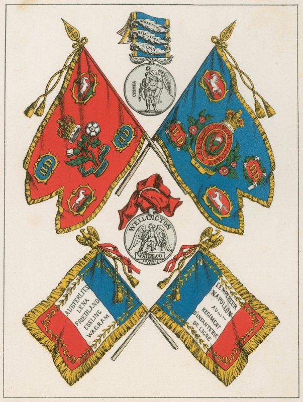 Wellington, Militära standarder av English School