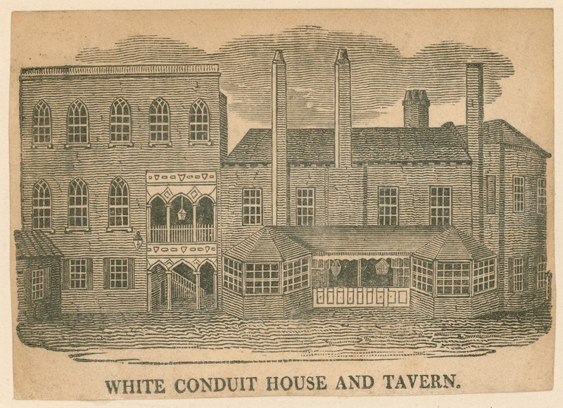 White Conduit House and Tavern, Pentonville, London av English School