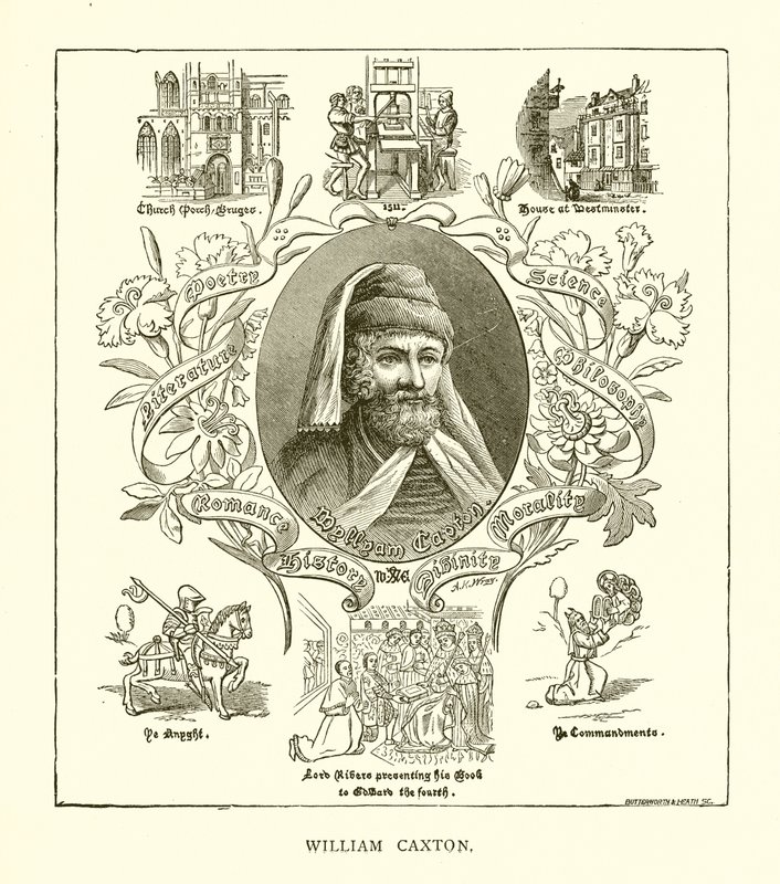 William Caxton av English School