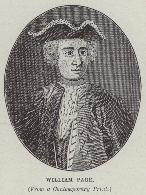 William Page (gravyr) av English School