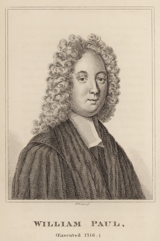 William Paul, avrättad 1716 av English School