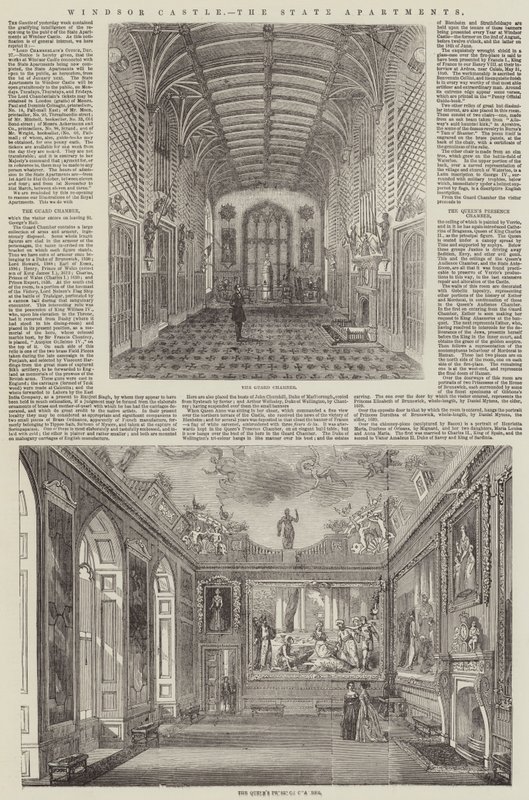 Windsor Castle, the State Apartments (gravyr) av English School