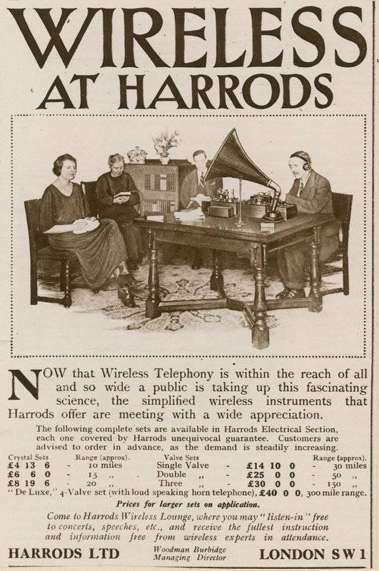 Trådlöst på Harrods av English School