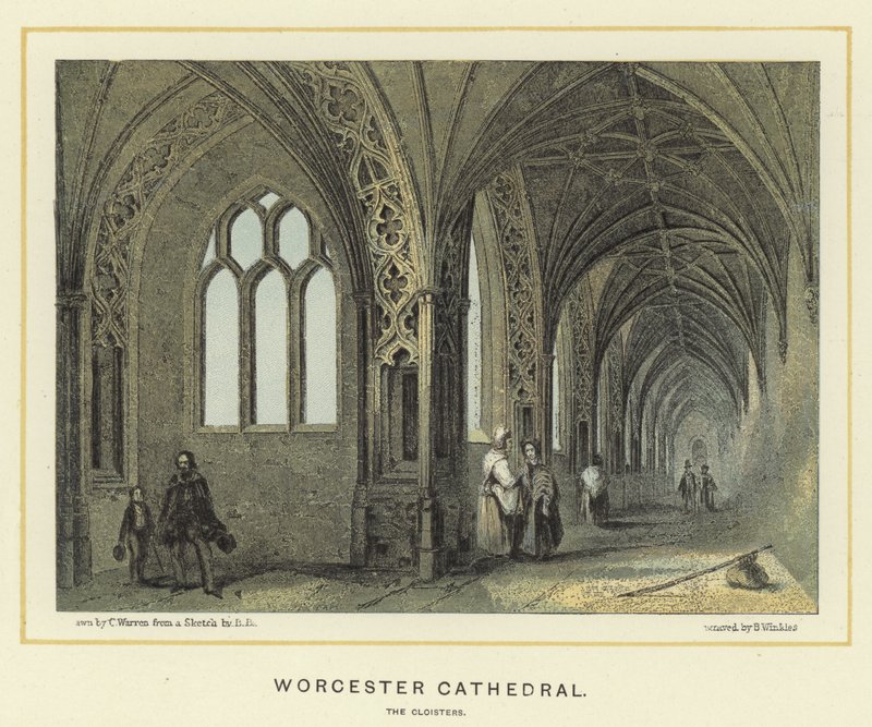 Worcester Cathedral, klostret av English School