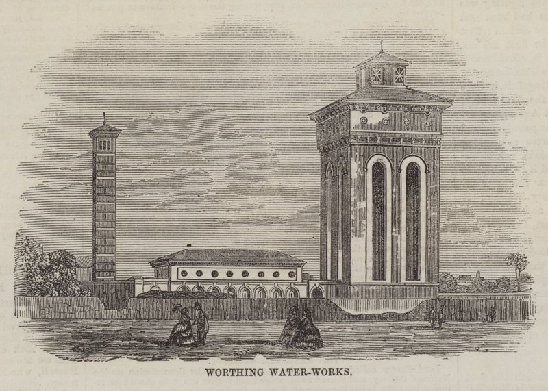 Worthing Water-Works (gravyr) av English School