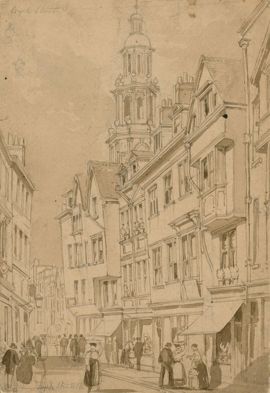Wych Street, London (wc på papper) av English School