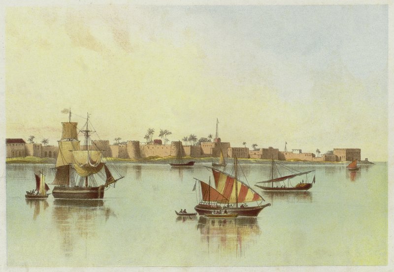 Zanzibar från havet av English School