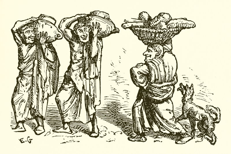 Aesop och hans medtjänare av Ernest Henry Griset