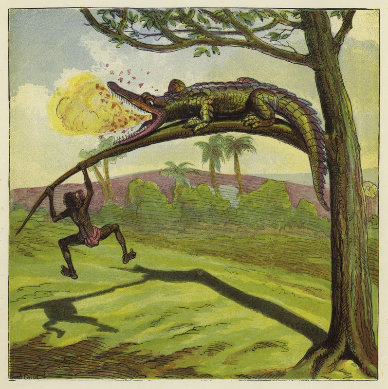 Krokodil av Ernest Henry Griset