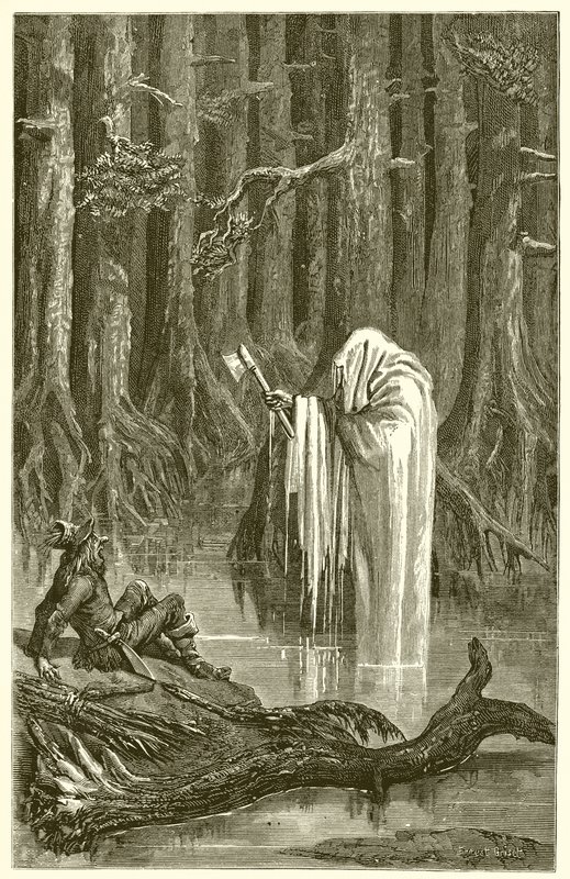 Mercury and the Woodman av Ernest Henry Griset