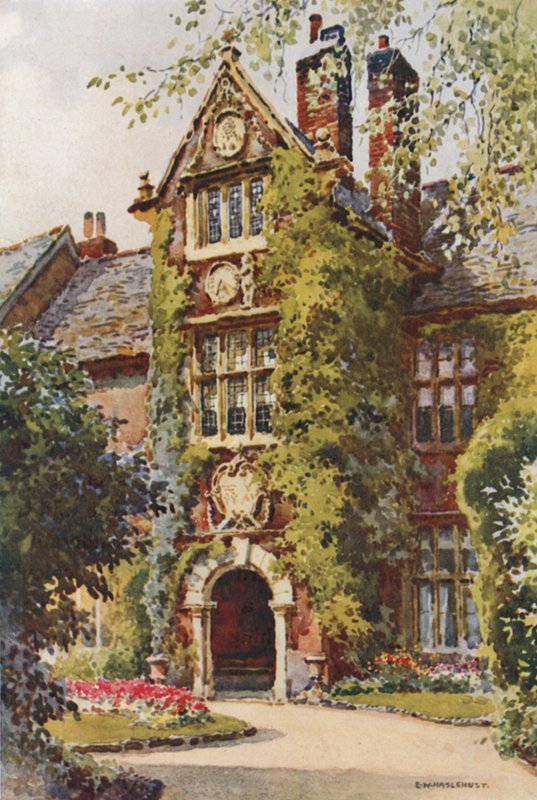 Abbotslogen (färg litho) av Ernest William Haslehust