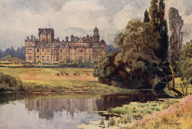 Thoresby (färg litho) av Ernest William Haslehust