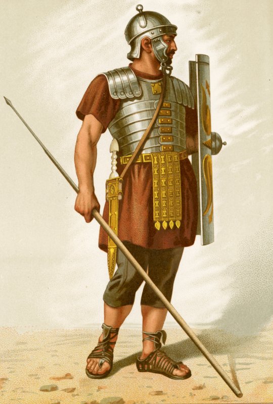 romersk legionär av Etienne Antoine Eugene Ronjat