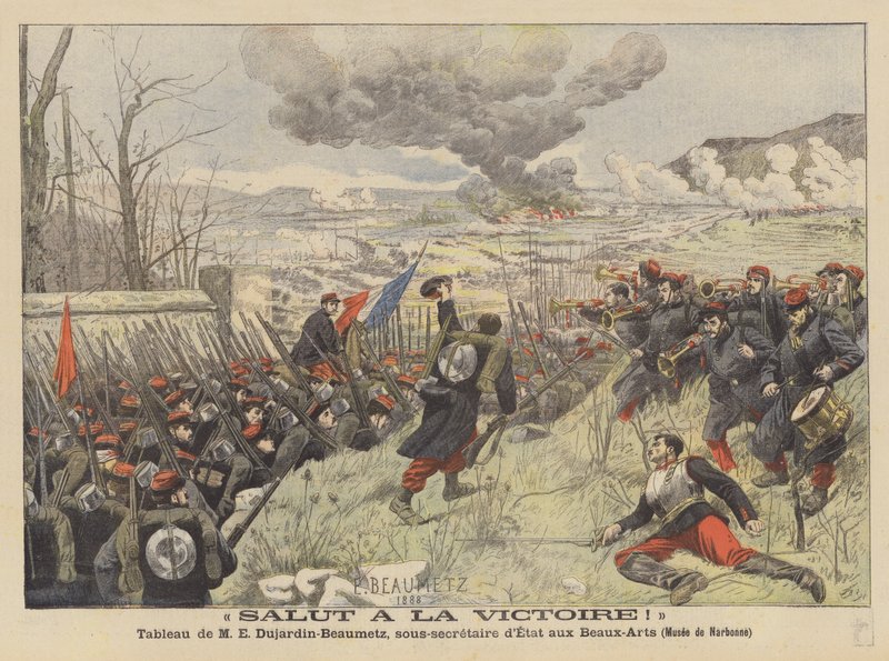 Hälsning till segern! av Etienne Dujardin Beaumetz