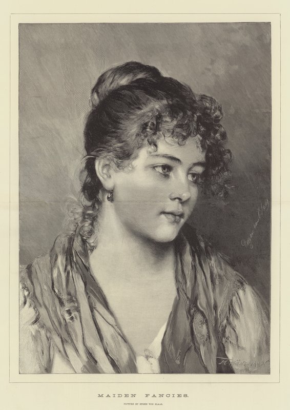 Maiden Fancies av Eugen von Blaas