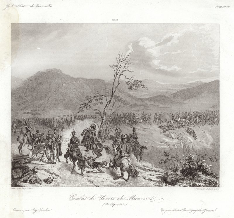 Strid i Puerto de Miravete av Eugene Louis Lami