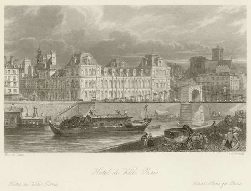 stadshuset av Eugene Louis Lami