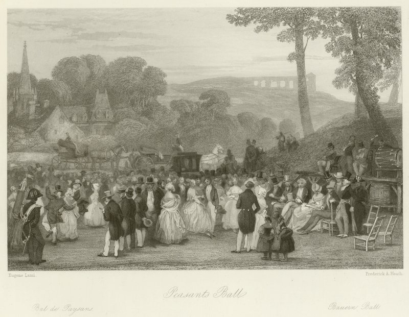 Bondebal av Eugene Louis Lami