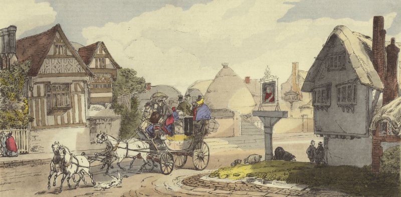 landaspekten av Eugene Louis after Lami