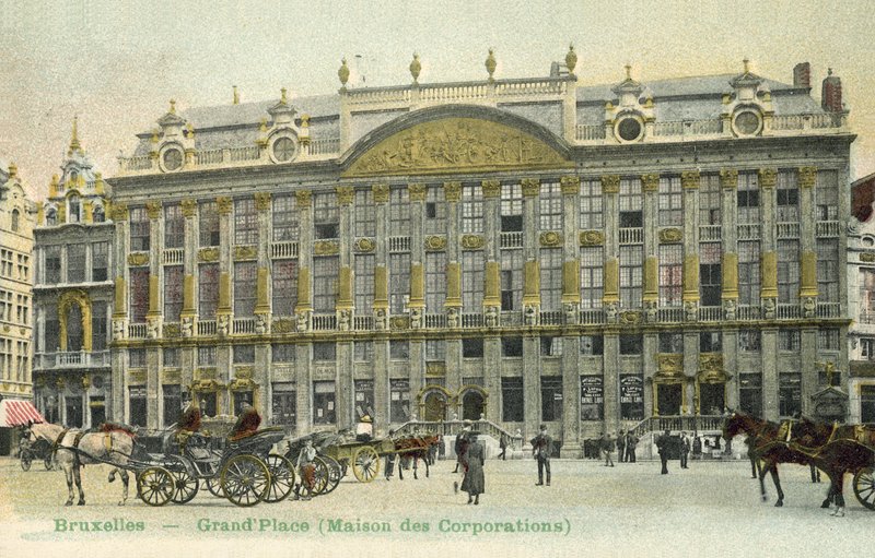 Bryssel, Grand Place, House of Corporations av European Photographer