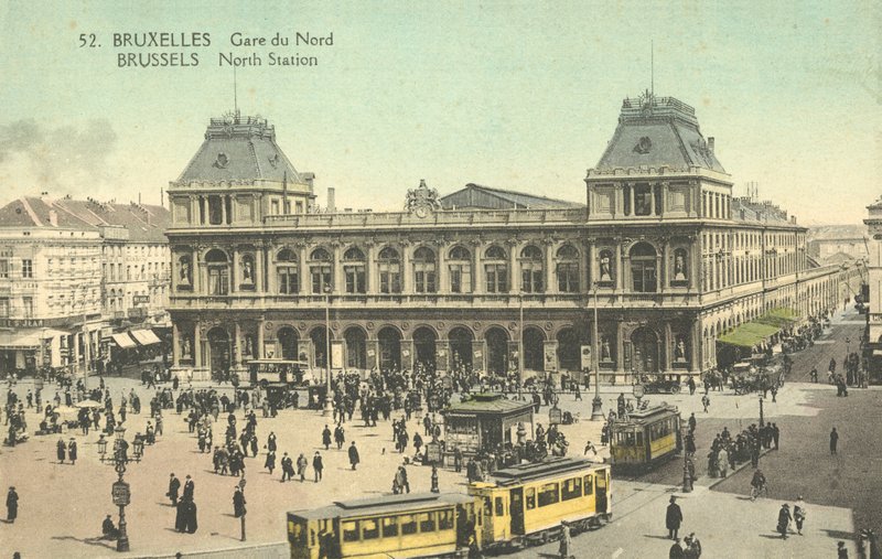 Bryssel, norra stationen av European Photographer