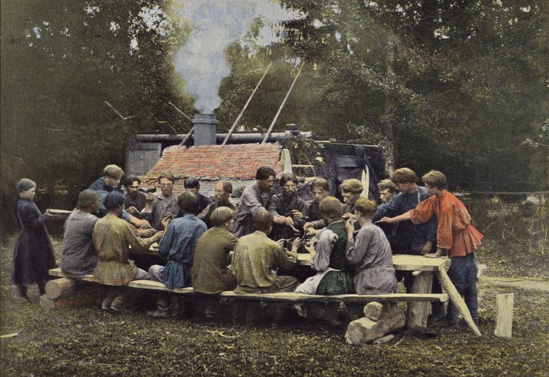 Arbetarmatsal I Byn av European Photographer