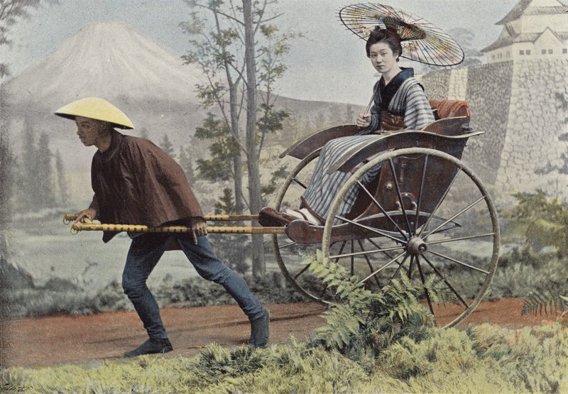 Inrikischa, bil från Japan av European Photographer
