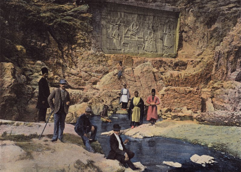 Tchechan Ali, Shah Fath Ali och hans barn av European Photographer