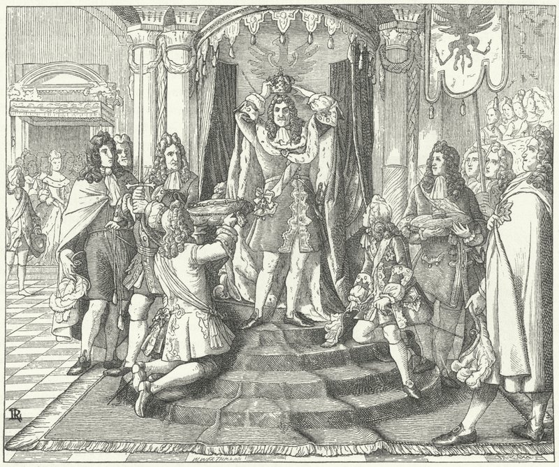 Kröning av kung Fredrik I av Preussen, 1701 av European School