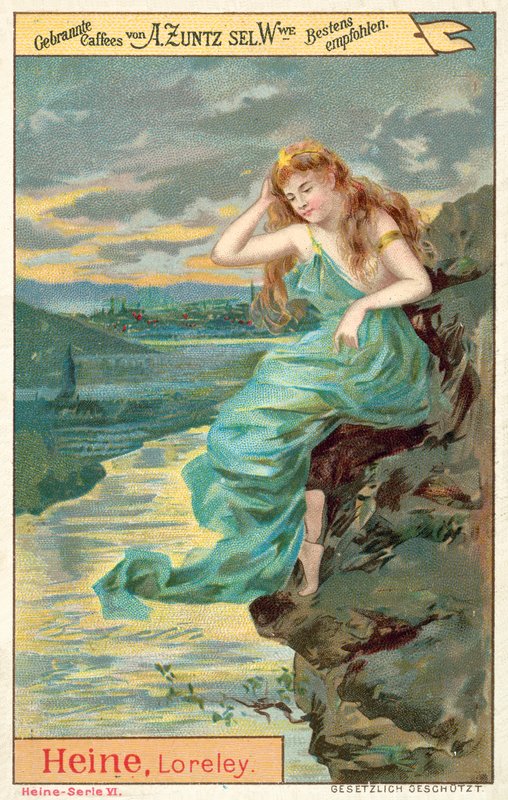 Scen ur Heinrich Heines dikt Lorelei av European School