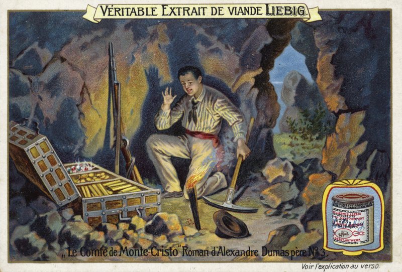 Scen från Greven av Monte Cristo av Alexandre Dumas av European School