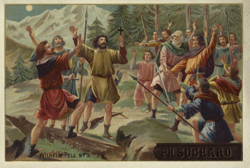Scen från William Tell av European School
