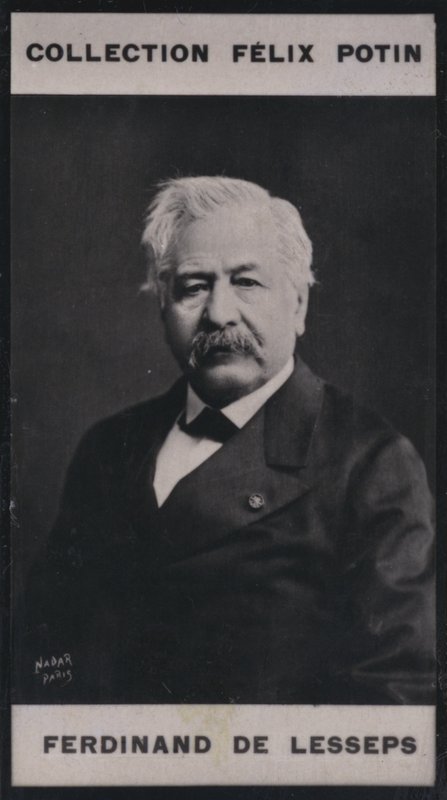 Ferdinand-Marie de Lesseps (1805-1894) (s/v foto) av European Photographer