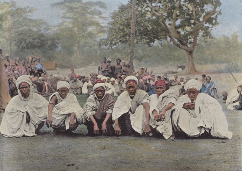 Grupp Muslimer I Ketou av European Photographer